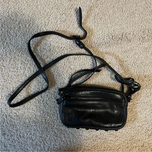 Aimee Kestenberg Let's Ride Mini Leather Crossbody, Black